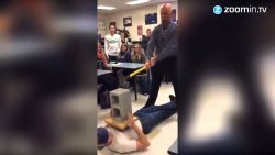 karate guy schlaegt daneben