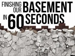 kellerausbau im zeitraffer