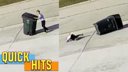 Kind kämpft gegen die Mülltonne kind kaempft gegen die muelltonn