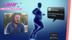 Lauf dicke Sau – Die ehrliche Fitness App lauf dicke sau die ehrliche fitn