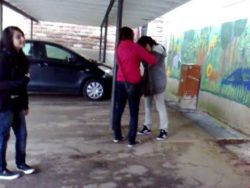 lea beim tanzen mit beule am kop