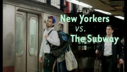 new yorker verpassen die u bahn