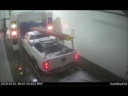 pick up und leiter in die wascha