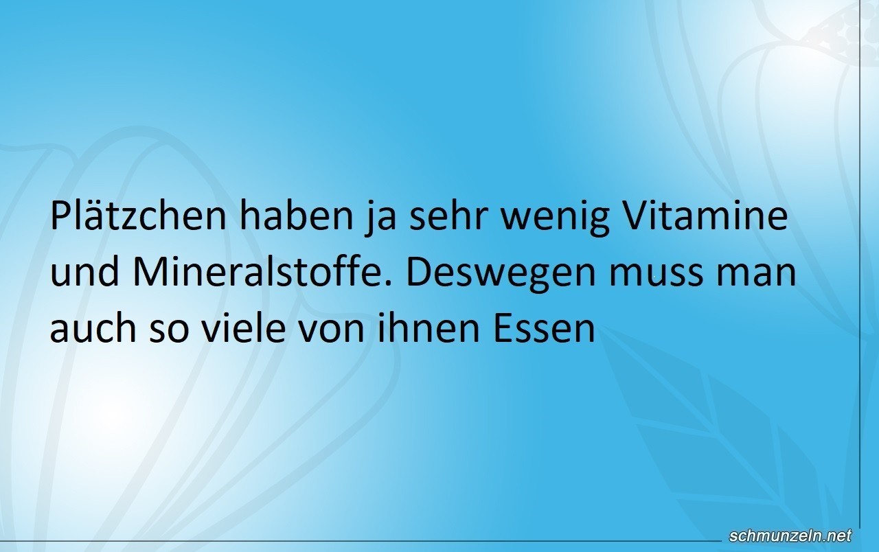 Plätzchen haben sehr wenig Vitamine und Mineralstoffe Plätzchen haben sehr wenig Vitamine und Mineralstoffe