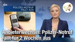 Polizei-Notruf fällt für 2 Wochen aus polizei notruf faellt fuer 2 woc