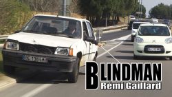 remi gaillard als blinde person