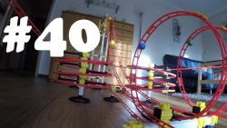 rennen zwischen zwei murmeln auf