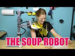 roboter fuettert suppe
