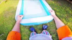 schwimmen lernen im eigenen gart