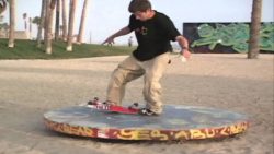 skateboard profis bei der arbeit