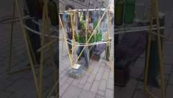 strassenmusik auf und mit flasch