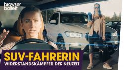 SUV-Fahrerin - Widerstandskämpfer der Neuzeit suv fahrerin widerstandskaempfer