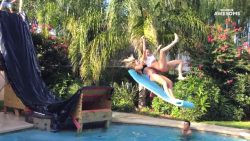 swimming pool tricks