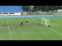 Torwart feiert zu früh beim Elfmeterschießen torwart feiert zu frueh beim elf