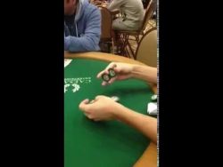 trick mit einem poker chip