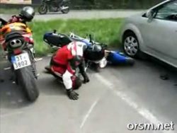 Trottel mit Motorrad trottel mit motorrad