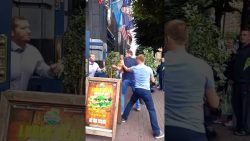 Türsteher verteidigt seine Tür tuersteher verteidigt seine tuer