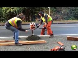 und abflug bei der arbeit auf de