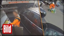 ... und weg ist die Mülltonne im Müllwagen und weg ist die muelltonne im mu 1