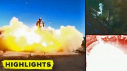 Watch SpaceX SN8 Starship's first flight end in FIERY CRASH watch spacex sn8 starships first