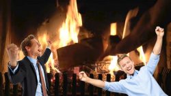 wenn holz im kamin nachgelegt wi