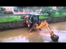 Wie komme ich über den Fluss mit dem Bagger wie komme ich ueber den fluss mi