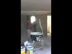 zementsack auf den kopf kippen