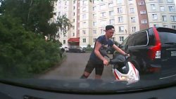 zu schnell um die kurve mit dem