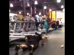 zu sexy im fitnessstudio