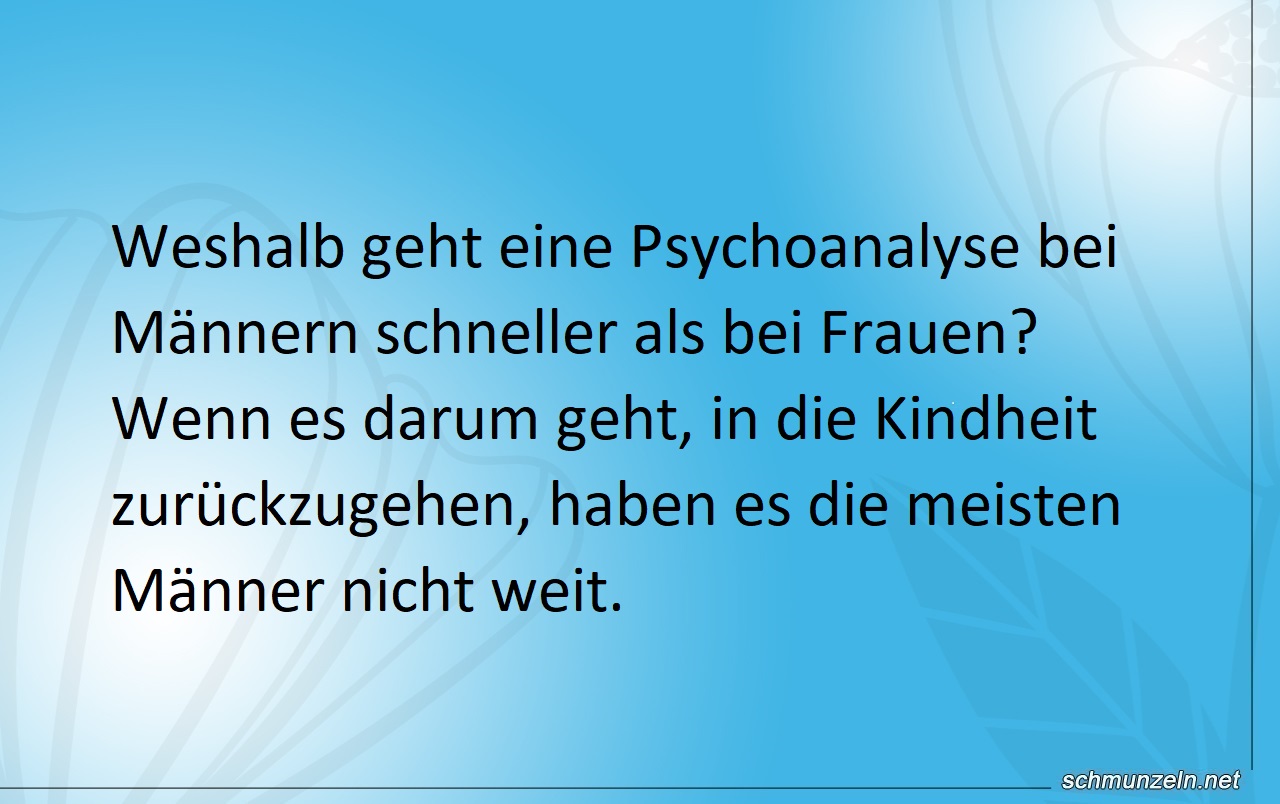 psychoanalyse mann