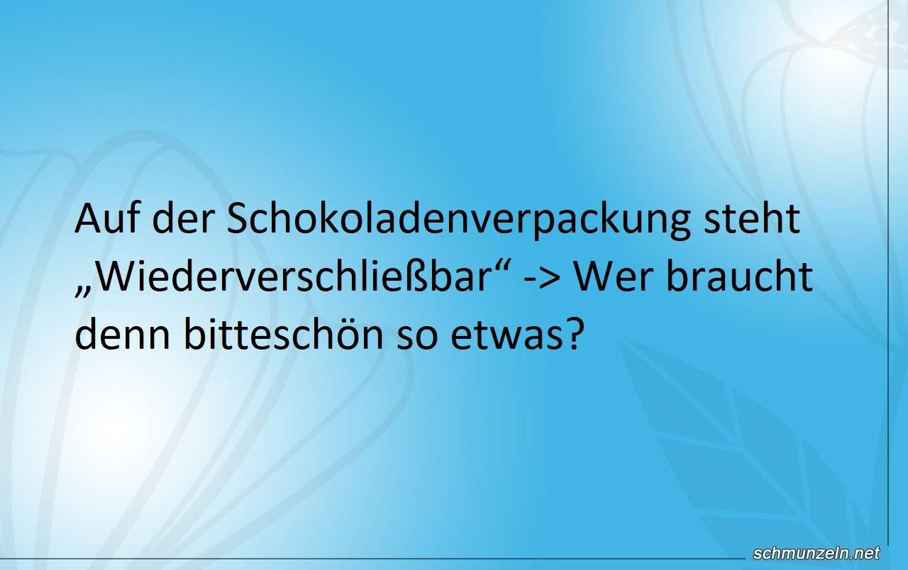 Schokoladenverpackung luege