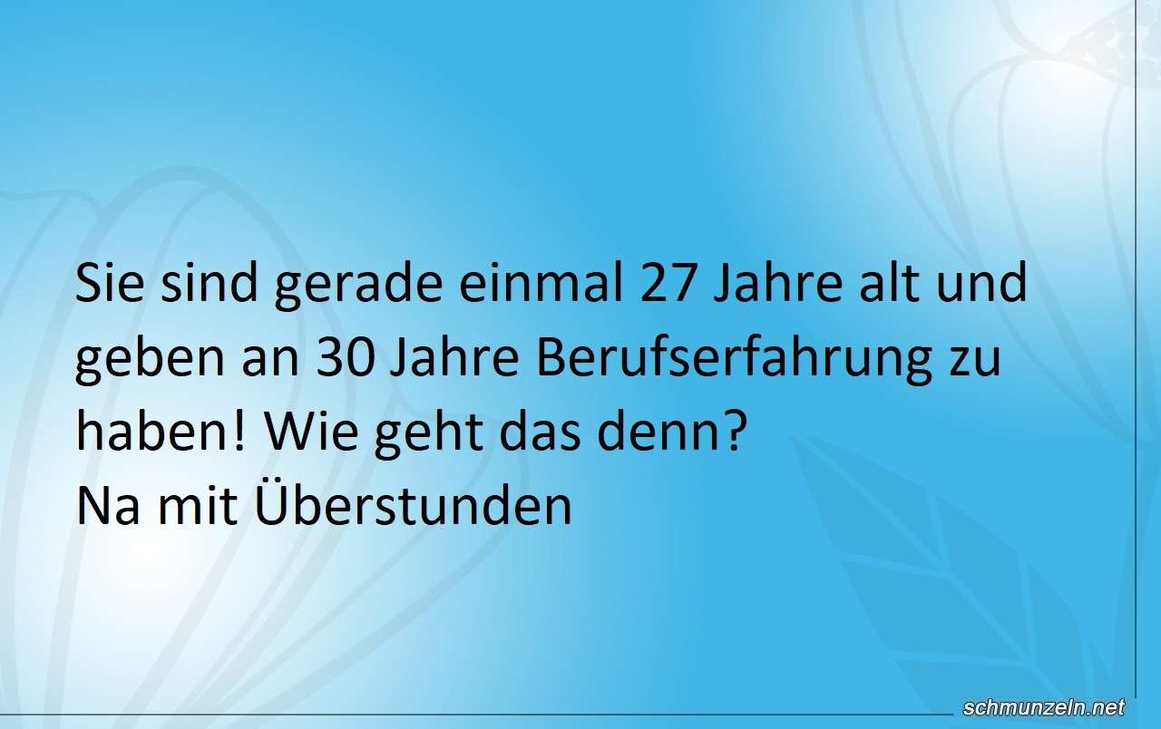 berufserfahrung ueberstunden