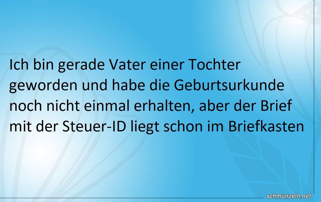 steuer id geburtsurkunde