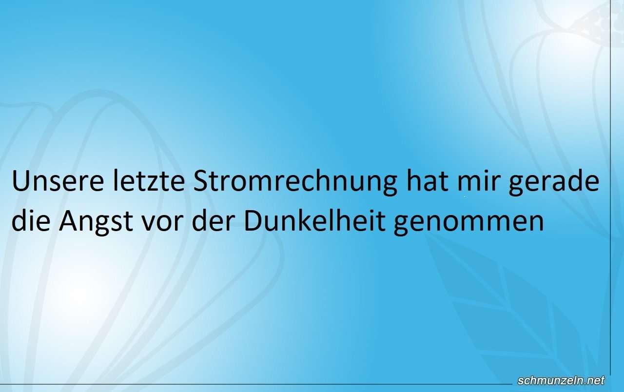 stromrechnung dunkel