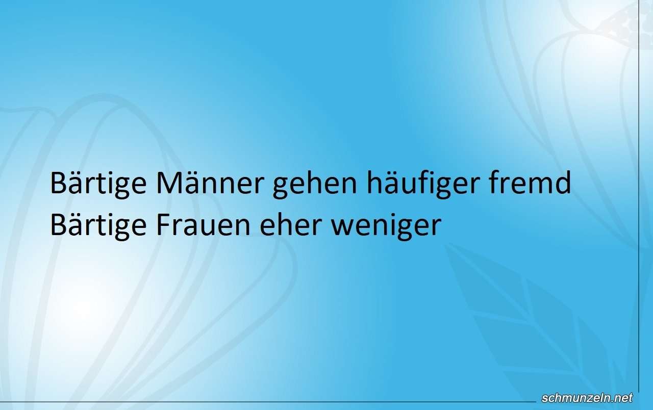 Bärtige Männer gehen häufiger fremd baertige fremdgehen