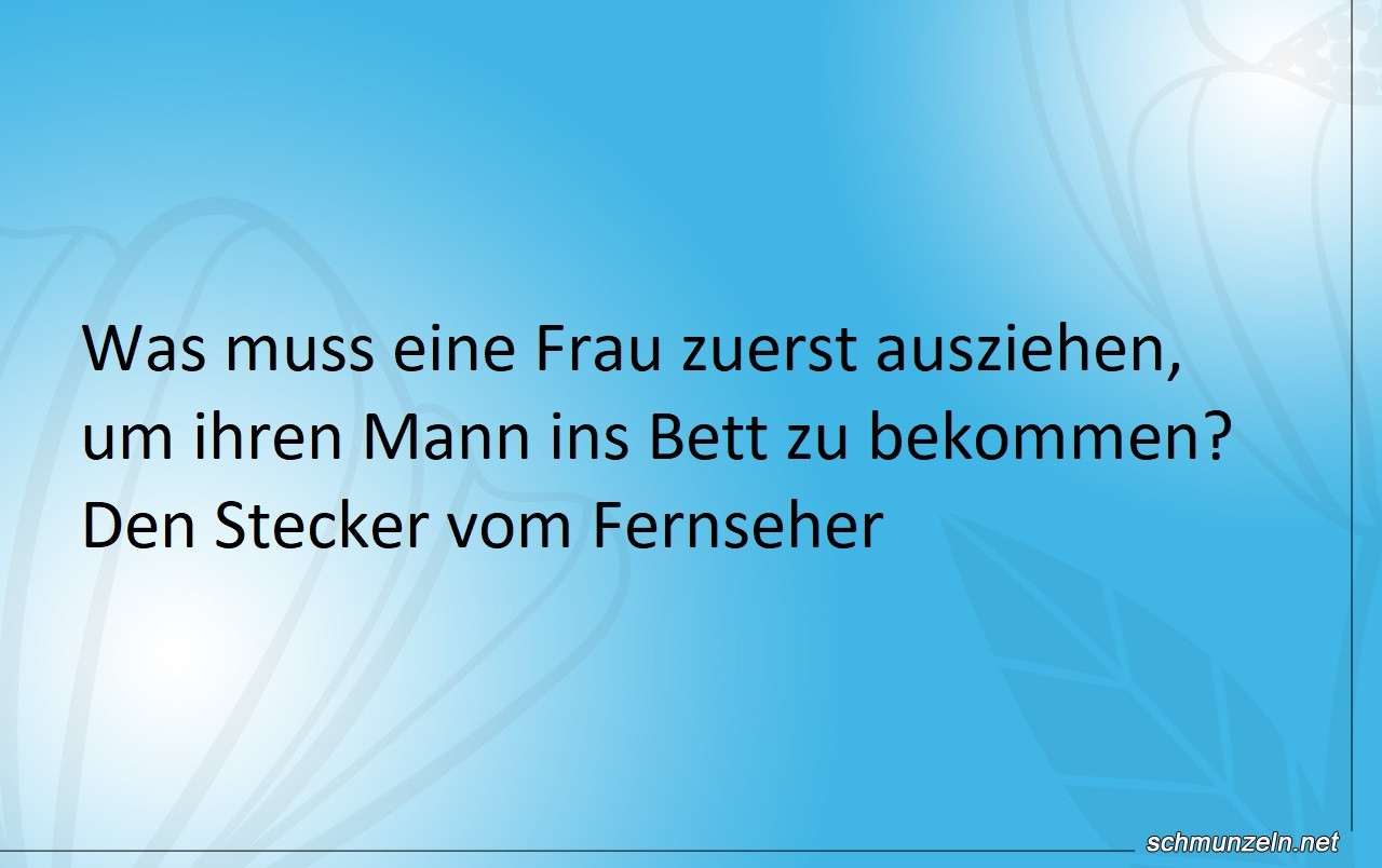 frau fernsehstecker