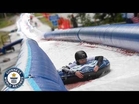 Die längste Wasserrutsche – Guinness World Records Eintrag lange wasserrutsche