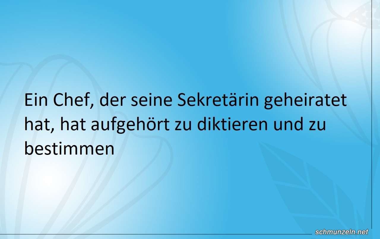 Wenn der Chef seine Sekretärin heiratet sekretaerin heiraten