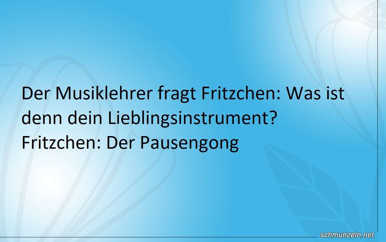 fritzchen pausengong