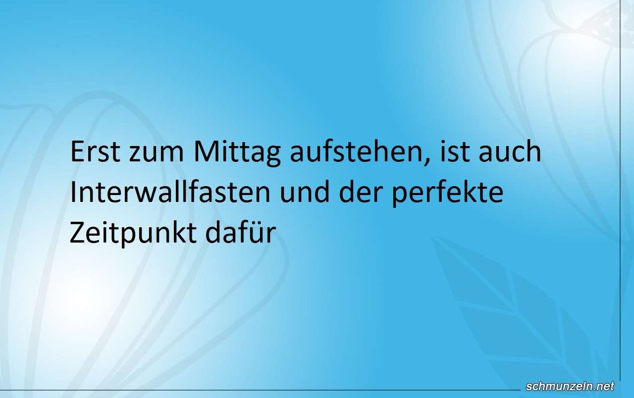 Der perfekte Zeitpunkt für Interwallfasten interwall fasten