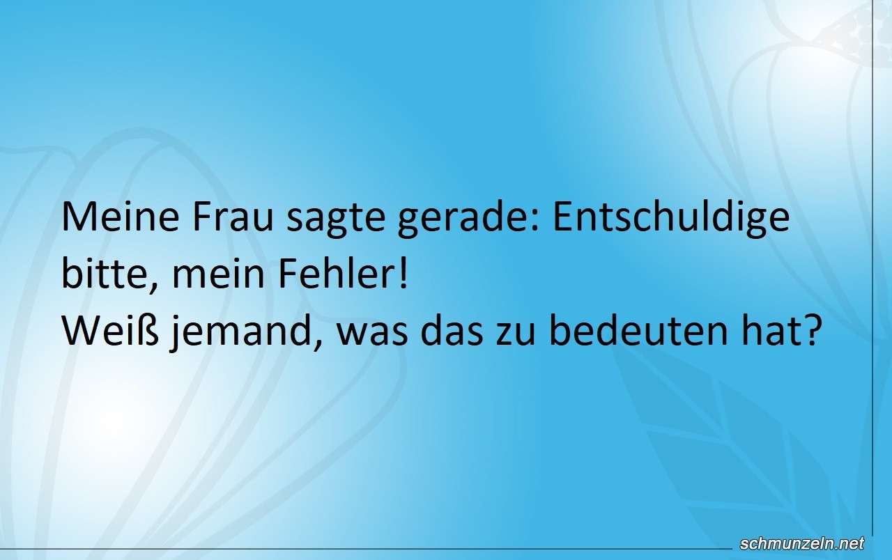 Entschuldige bitte, mein Fehler! frau fehlerzugabe