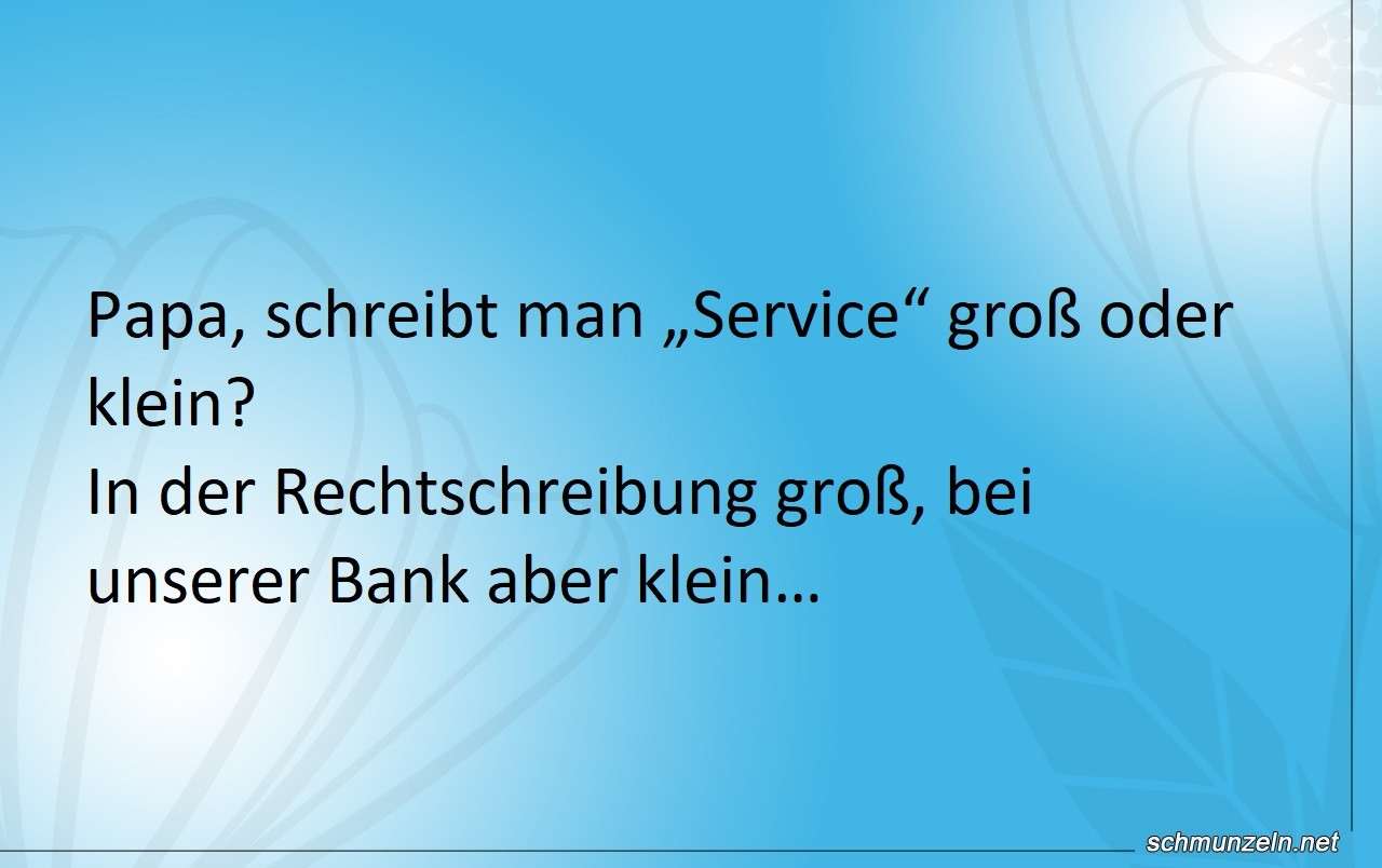 service rechtschreibung
