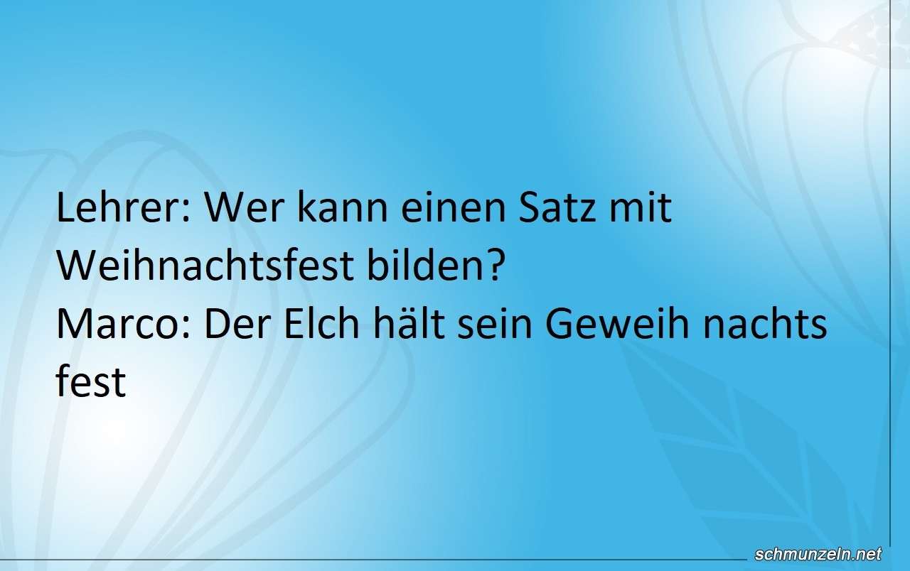 weihnachtsfest satz