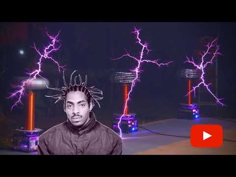COOLIO - GANGSTA'S PARADISE on TESLA COILS coolio tesla