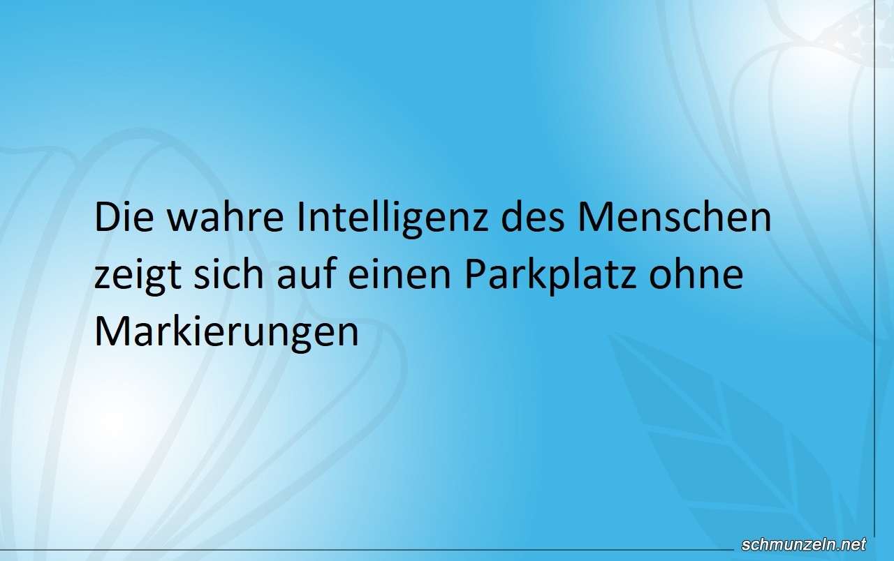 parkplatz intelligenz