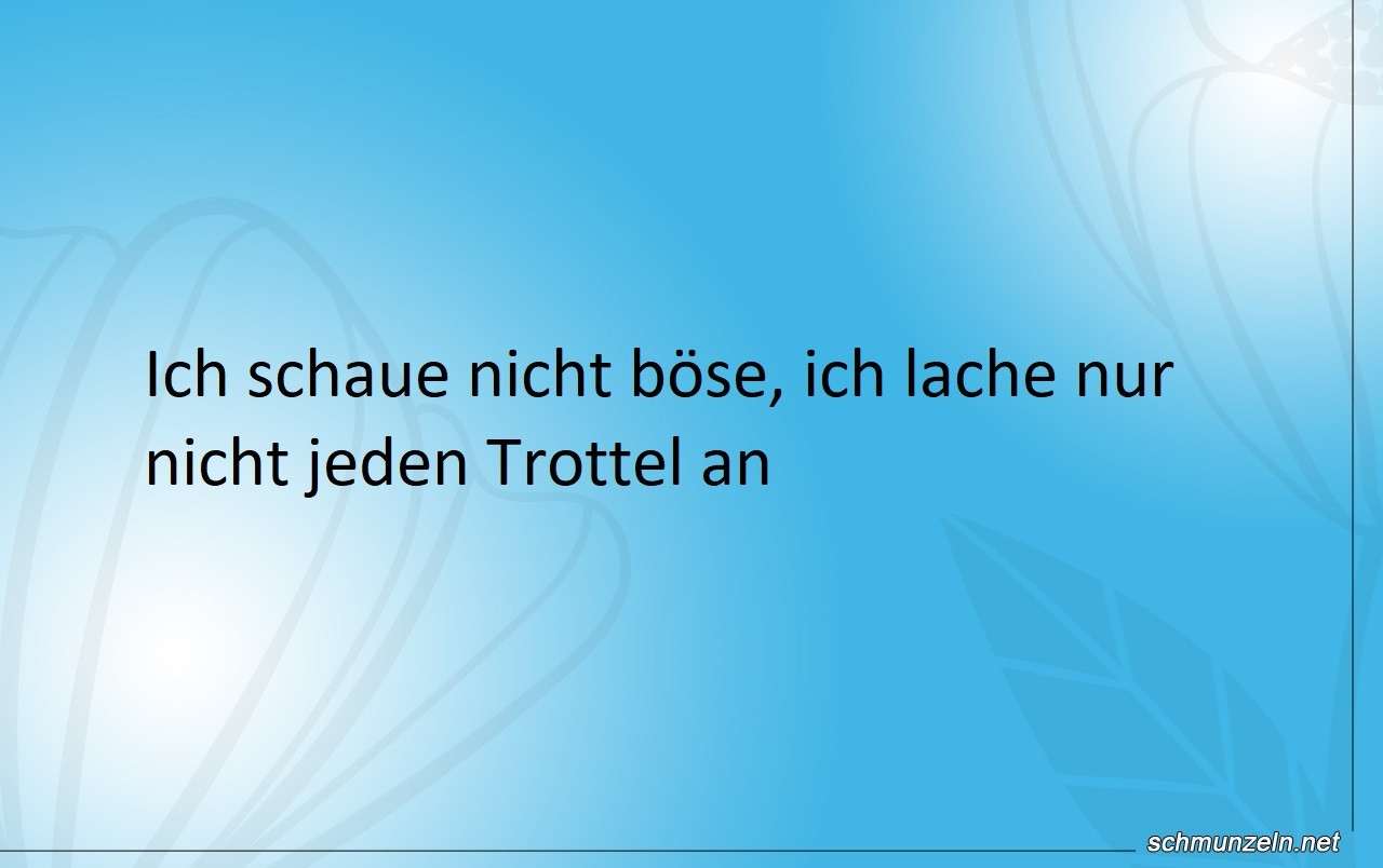 trottel lachen