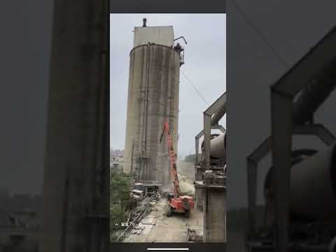 Wenn der Zementturm beim Abriss zurück schlägt zementturm abrissfail