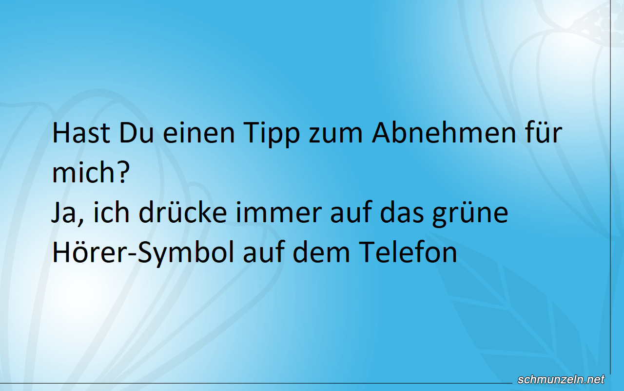 abnehmen telefon