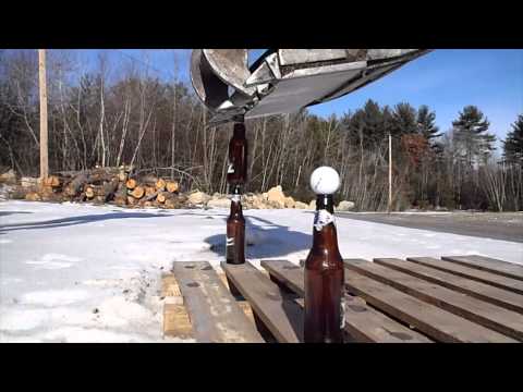 Der Bierflaschen - Bagger - Trick bagger bierflasche