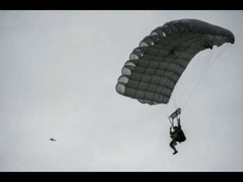 falschirmspringer landepleite